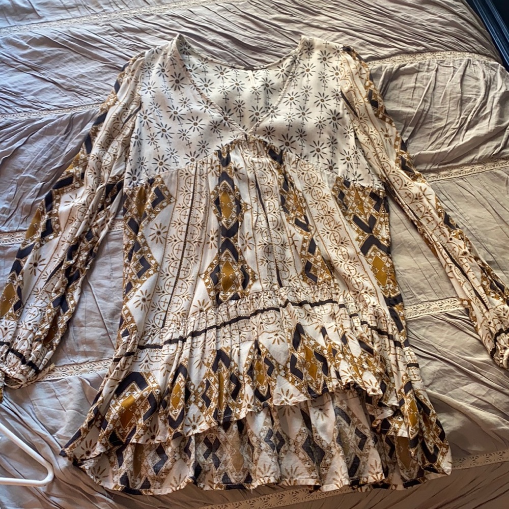 Free People White Tunic
